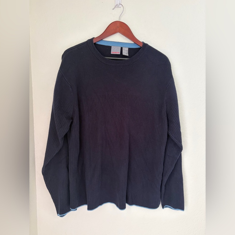 Quiksilver Men's Dark Blue Crewneck Sweater